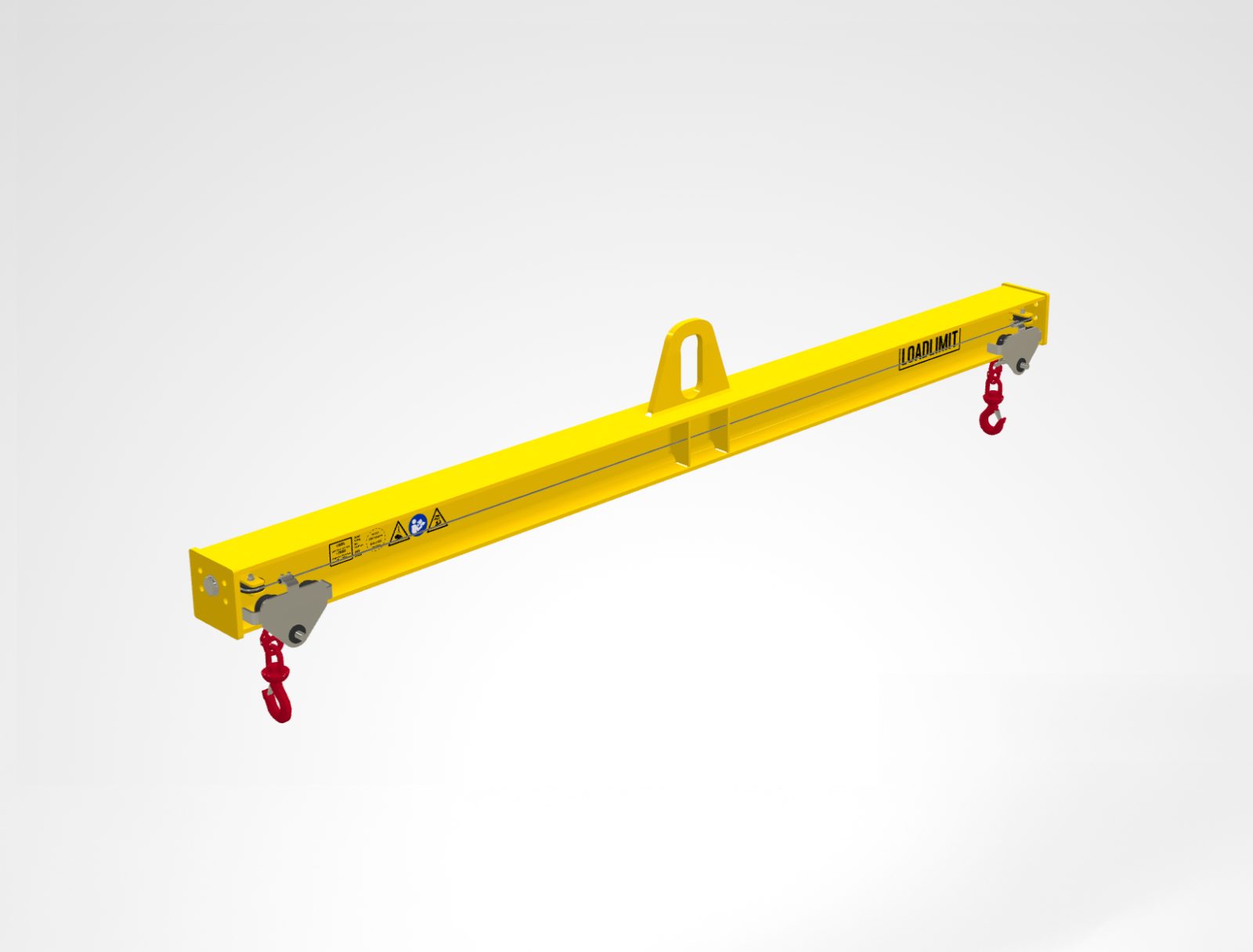 Traverse mit Rollfahrwerken TBX-F 1T, 2000 mm